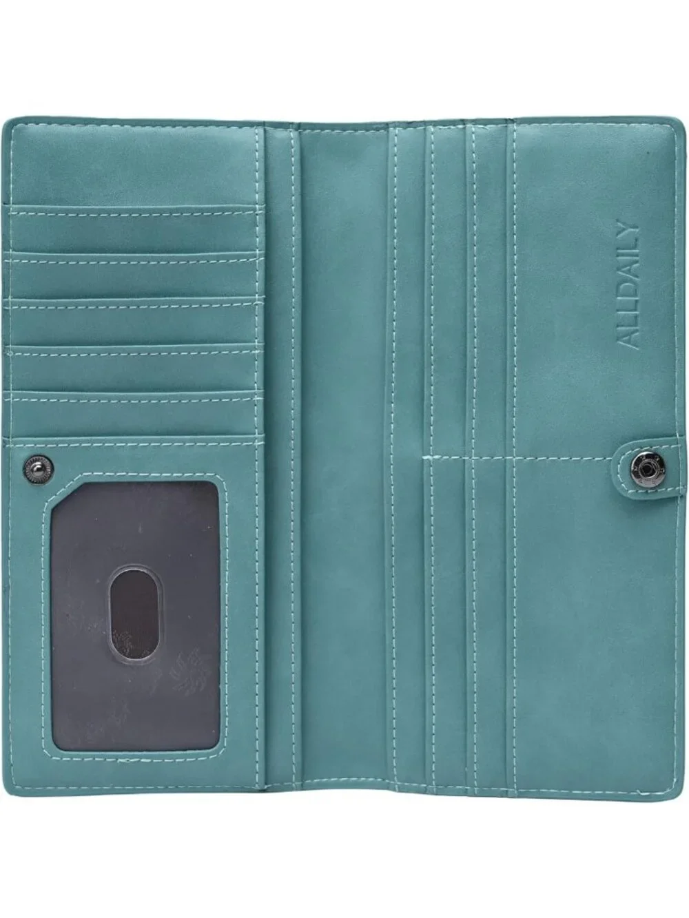 Ultra Slim RFID Blocking Wallet for Women - Bifold Credit Card Holder in Purist